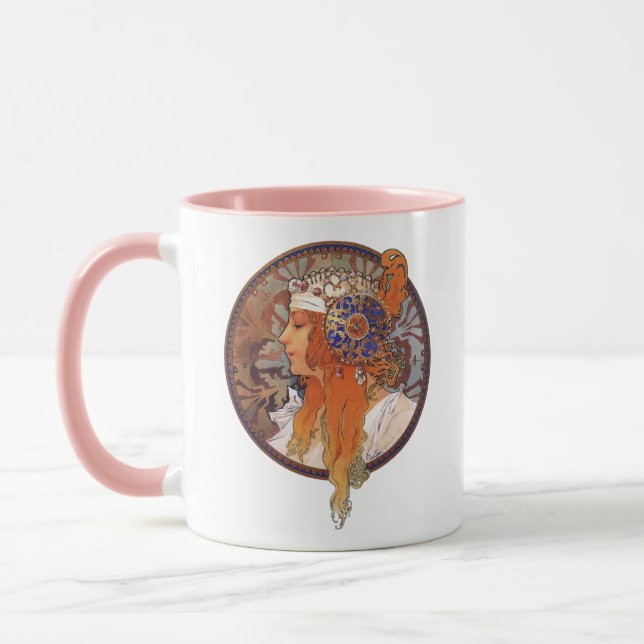 Alphonse Mucha Tasse (Links)
