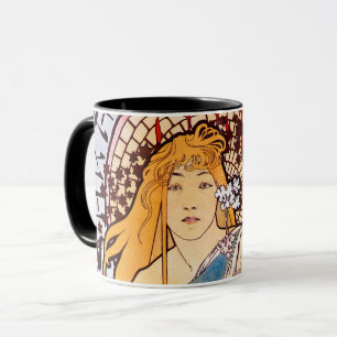 Alphonse Mucha Tasse