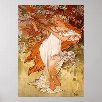 Alphonse Mucha - The spring - The Seasons