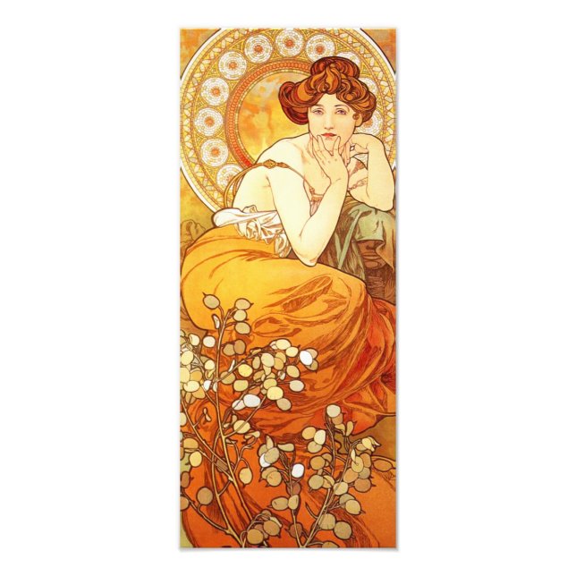 Alphonse Mucha Topaz Print Fotodruck (Vorne)