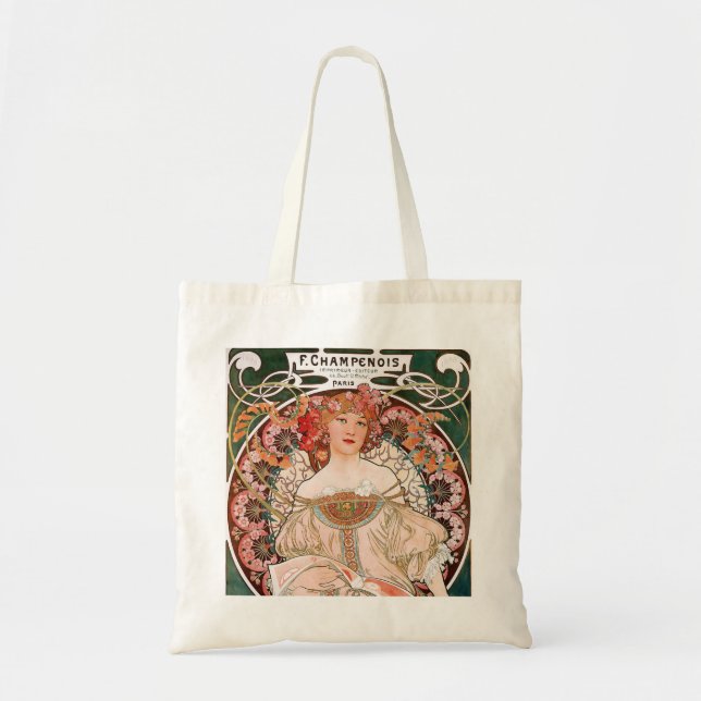 Alphonse Mucha Tragetasche (Vorne)