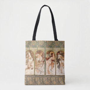 Alphonse Mucha Vier Jahreszeiten 1897 Art Nouveau 