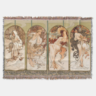 Alphonse Mucha Vier Jahreszeiten 1897 Art Nouveau Decke