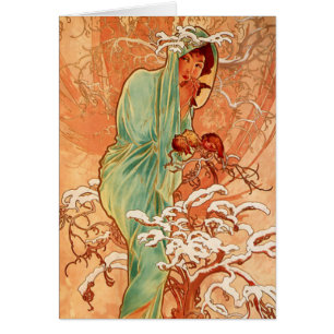 Alphonse Mucha, Vier Jahreszeiten, Winter