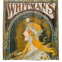 Alphonse Mucha Vintag Whitman's Ad