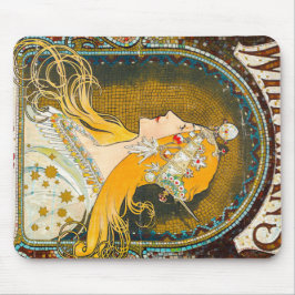 Alphonse Mucha Vintag Whitman's Ad Mousepad