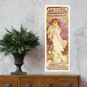 Alphonse Mucha Vintage Plakatwand Kunst Poster