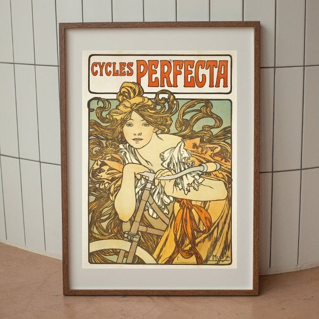 Alphonse Mucha Vintage Plakatwand Kunst Poster (Von Creator hochgeladen)