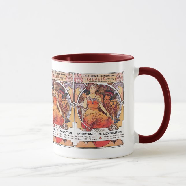 Alphonse Mucha - Weltmesse 1904 St. Louis Tasse (Rechts)