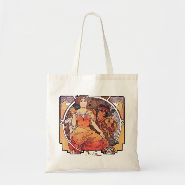 Alphonse Mucha - Weltmesse 1904 St. Louis Tragetasche (Vorne)