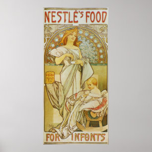 Alphonse Mucha.Werbeplakat, 1898 Poster