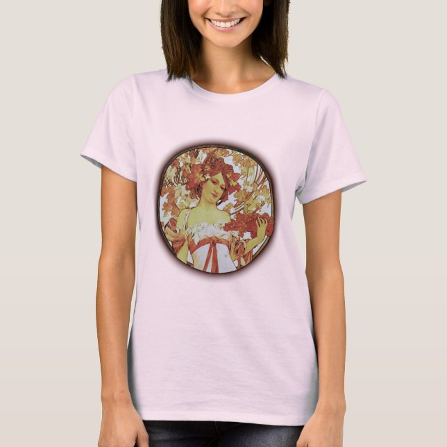 Alphonse Mucha - White Star T-Shirt (Vorderseite)