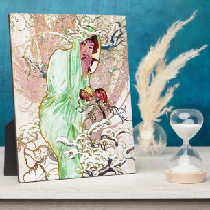 Alphonse Mucha Winter II Fotoplatte