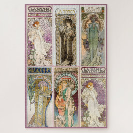 Alphonse Mucha Women Puzzle