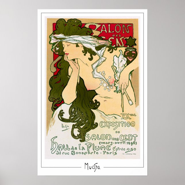 Alphonse Mucha Zedign Art Poster #115 (Vorne)