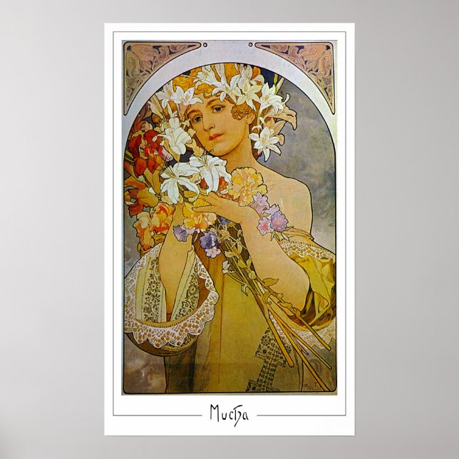 Alphonse Mucha Zedign Art Poster #142 (Vorne)