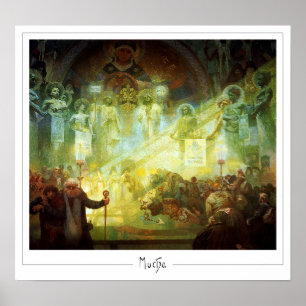 Alphonse Mucha Zedign Art Poster #181