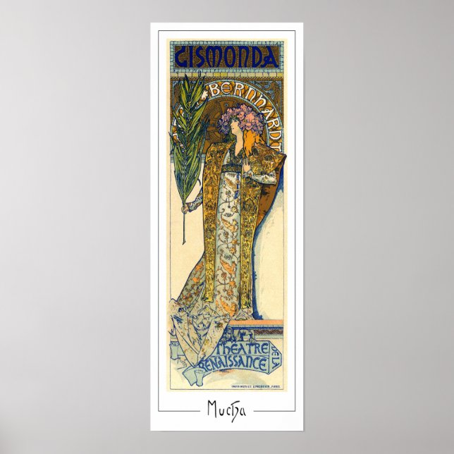 Alphonse Mucha Zedign Art Poster #198 (Vorne)