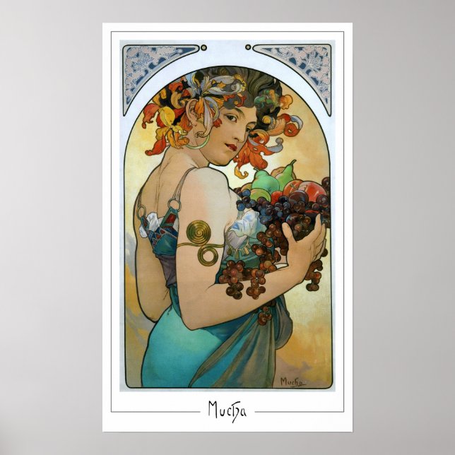 Alphonse Mucha Zedign Art Poster #220 (Vorne)