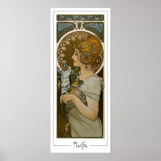 Alphonse Mucha Zedign Art Poster #260 (Vorne)
