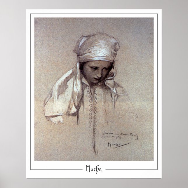 Alphonse Mucha Zedign Art Poster #261 (Vorne)