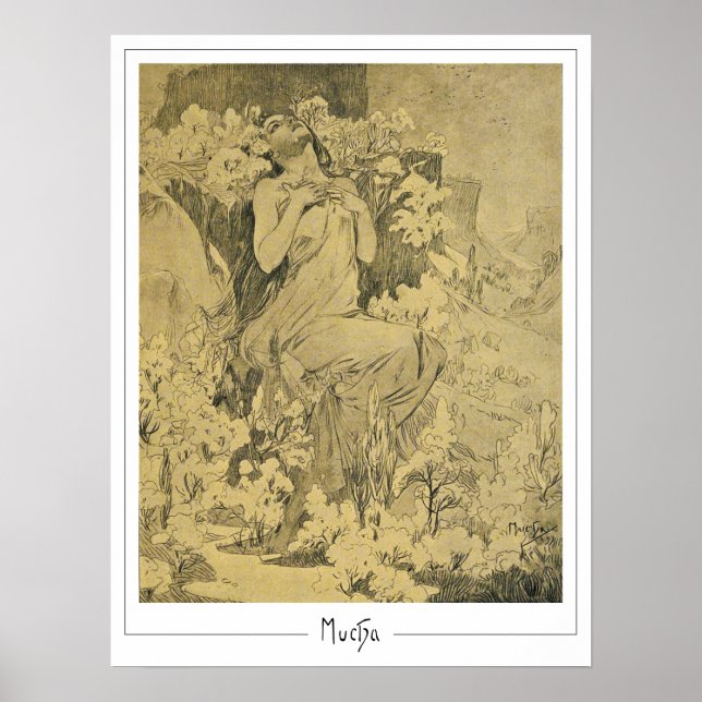 Alphonse Mucha Zedign Art Poster #285 (Vorne)