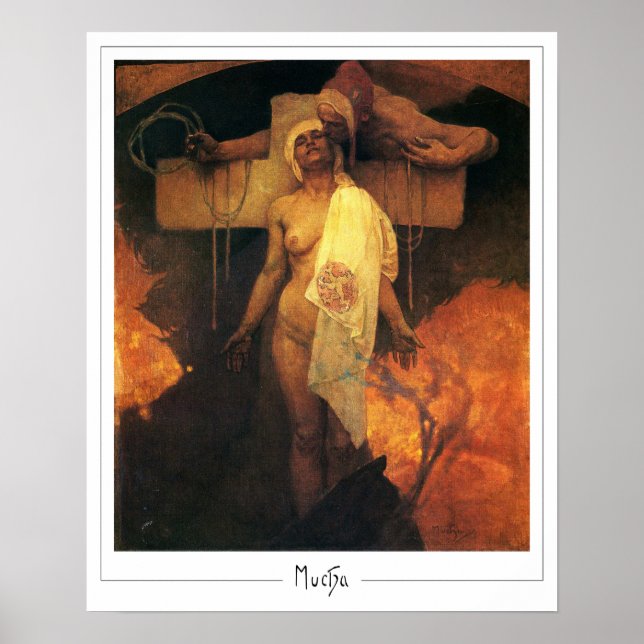 Alphonse Mucha Zedign Art Poster #305 (Vorne)