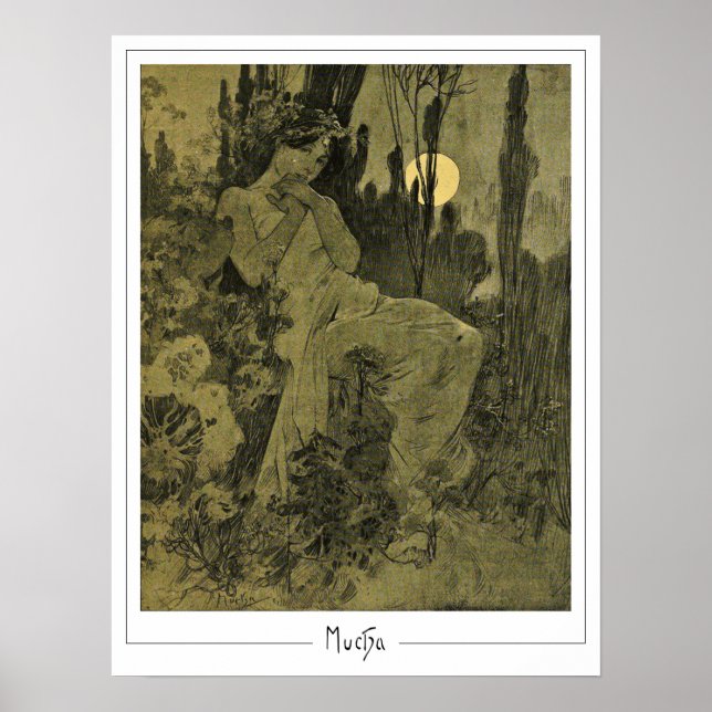 Alphonse Mucha Zedign Art Poster #352 (Vorne)