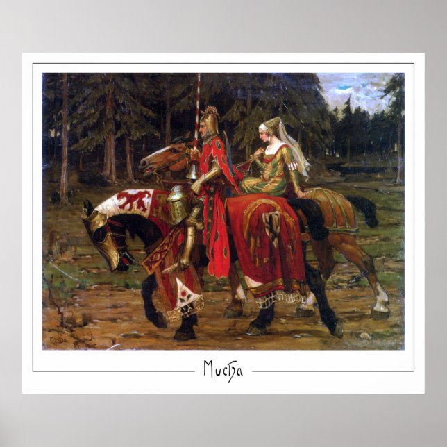 Alphonse Mucha Zedign Art Poster #397 (Vorne)