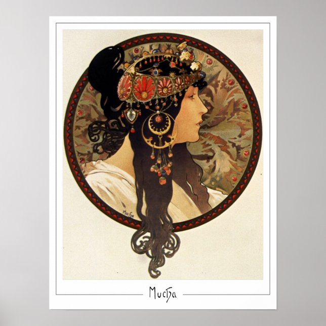 Alphonse Mucha Zedign Art Poster #401 (Vorne)