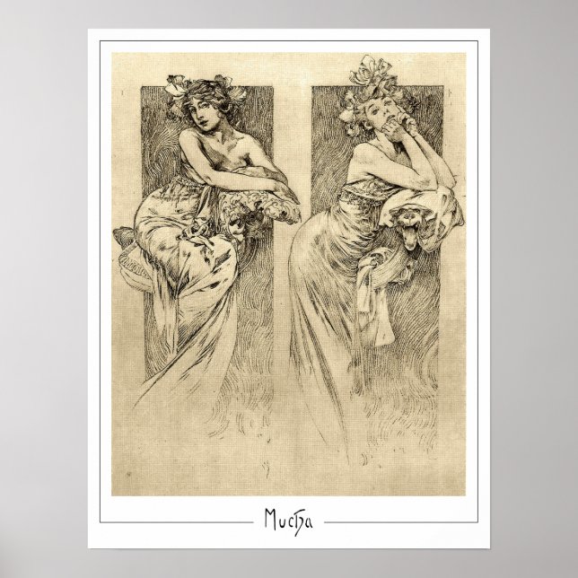 Alphonse Mucha Zedign Art Poster #49 (Vorne)
