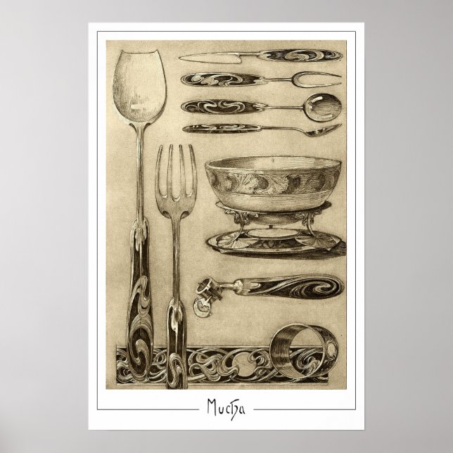 Alphonse Mucha Zedign Art Poster #55 (Vorne)