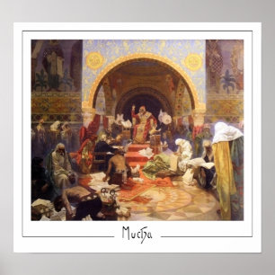 Alphonse Mucha Zedign Kunstposter #150 Poster