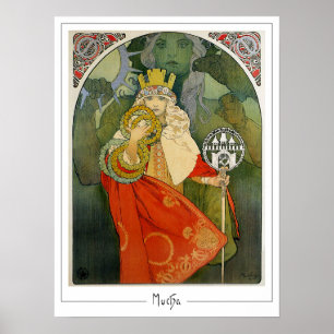 Alphonse Mucha Zedign Kunstposter #312 Poster