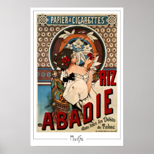 Alphonse Mucha Zedign Kunstposter #339 Poster