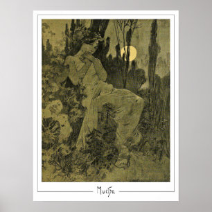Alphonse Mucha Zedign Kunstposter #352 Poster