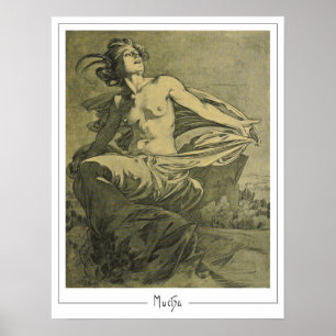 Alphonse Mucha Zedign Kunstposter #409 Poster