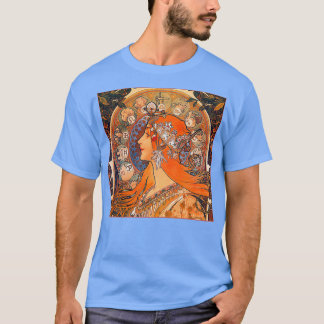 Alphonse Mucha Zodiac T-Shirt