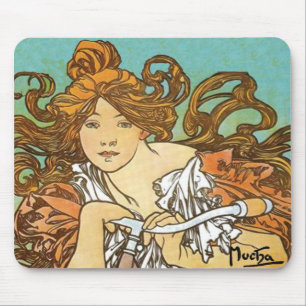 Alphonse Mucha - Zyklen Perfecta Mousepad