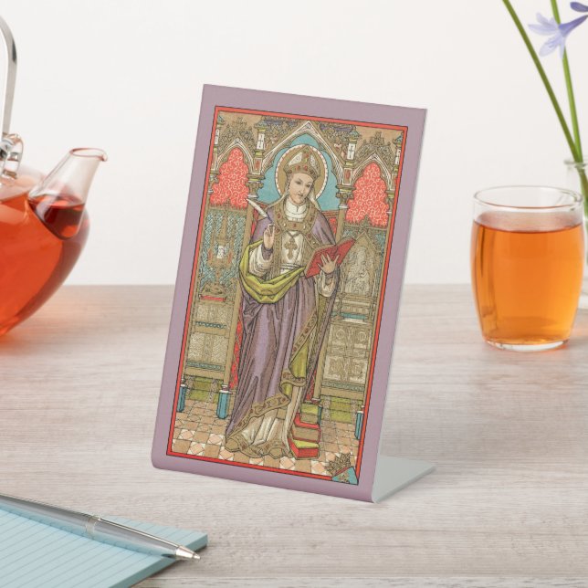 Alphonsus Liguori (VVP 005) Sockelschild (In SItu)