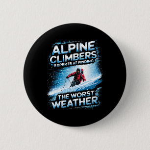 Alpin-Kletterexperten beim Finden des schlechteste Button