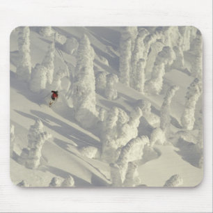 Alpin-Skier in dicken Schneemassen bei Big Mousepad