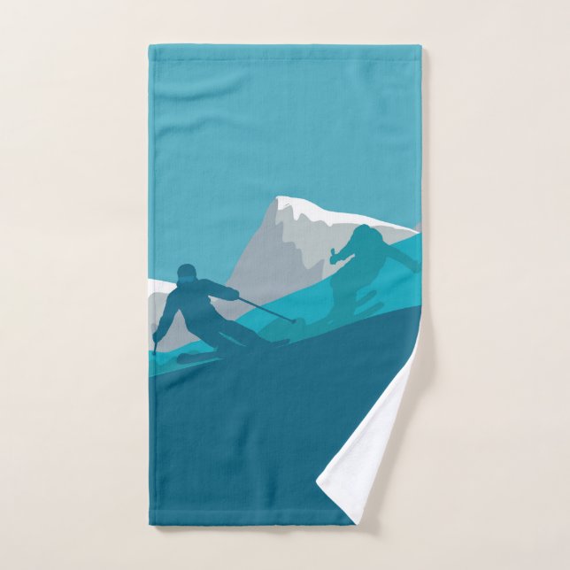 Alpin Skifahren Handtuch (Handtuch)