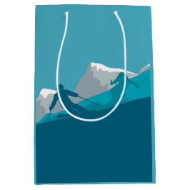 Alpin Skifahren Mittlere Geschenktüte