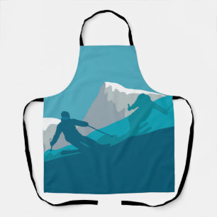 Alpin Skifahren Schürze