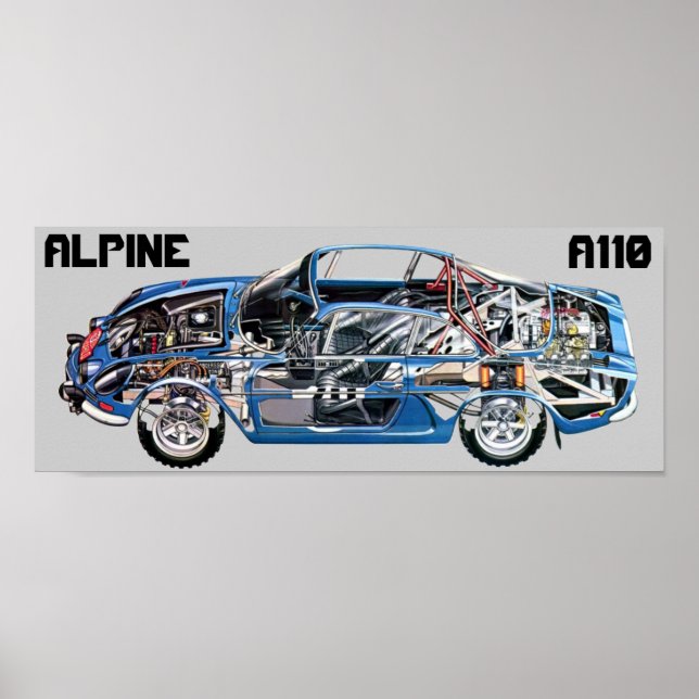 ALPINE A110 POSTER (Vorne)