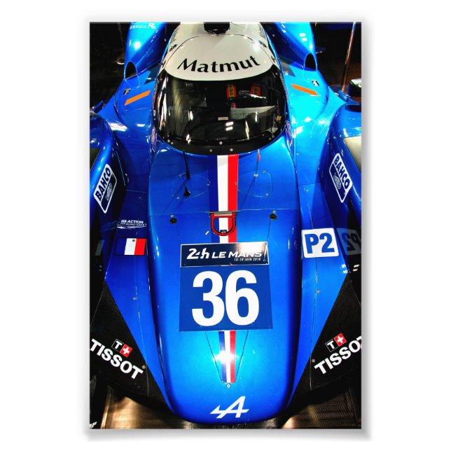 Alpine A470-Gibson 24 Stunden von Le Mans 2018 Fotodruck (Vorne)