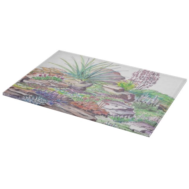 Alpine Garten-Landschaftsgestaltung Schneidebrett (Ecke)