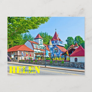 Alpine Helen, Georgia, USA. Postkarte
