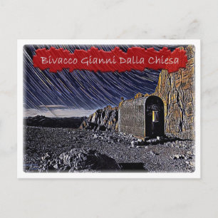 alpine hut Bivacco Gianni Dalla Chiesa Dolomiti - Postkarte
